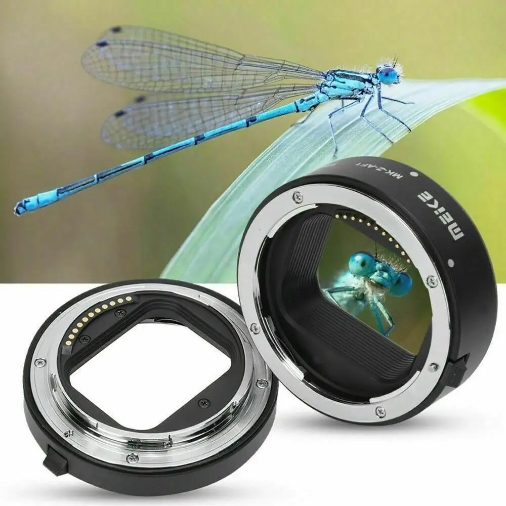 Meike MK-Z-AF1 Metal Macro Extension Tube Auto Focus Adapter Ring 11mm 18mm for Nikon Z5 Z6 Z7