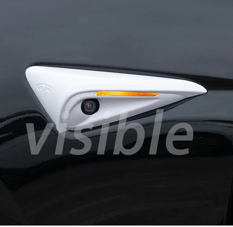 Update Side Camera Full Protection Cover for Tesla Model 3 Highland Model 3/Y/X/S HW 4.0 Decoration Trim Cover Visible