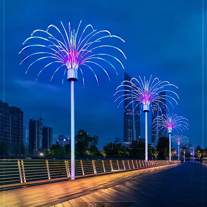 Outdoor full-color Christmas decoration Waterproof string lights for garden and courtyard holiday party decoration