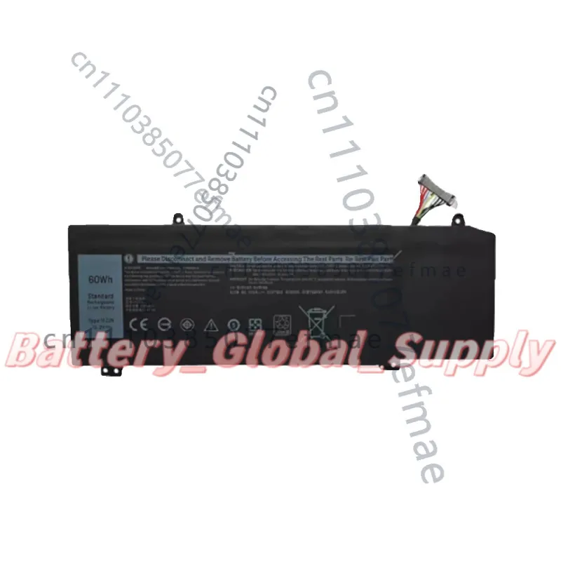 

Аккумулятор для DELL Alienware M15 M17 R1 2018 1F22N P79/P82F 11.52V 3750MAH, новый