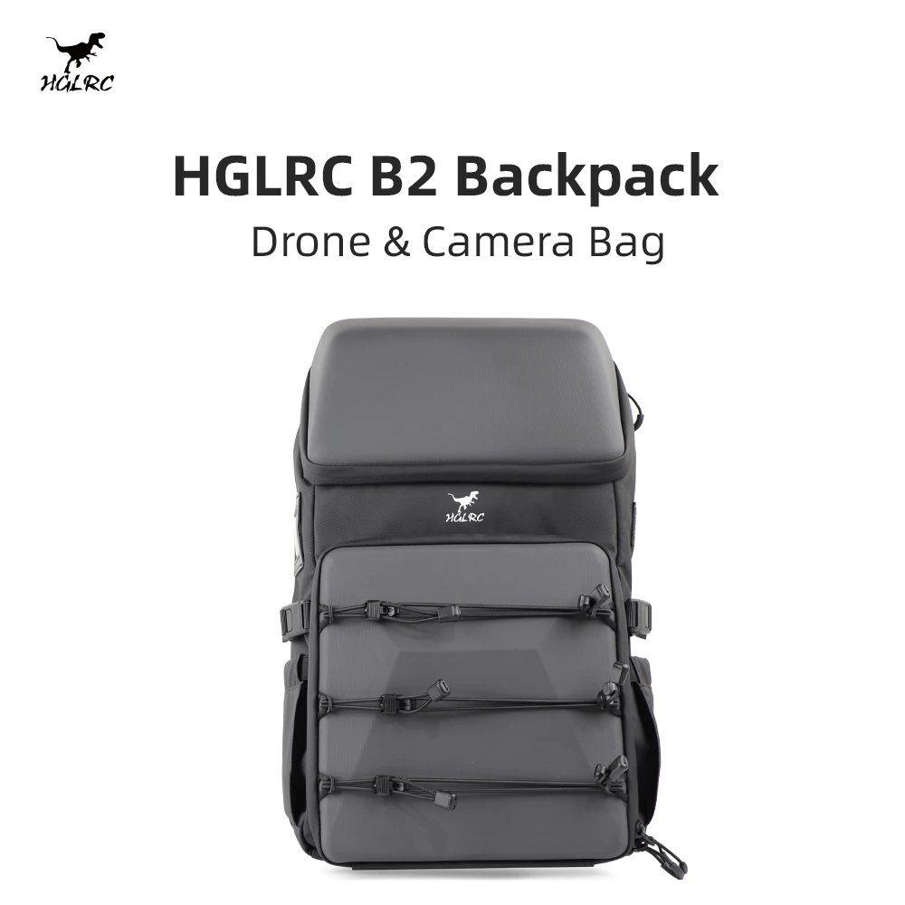 

HGLRC B2 Black-Grey Backpack