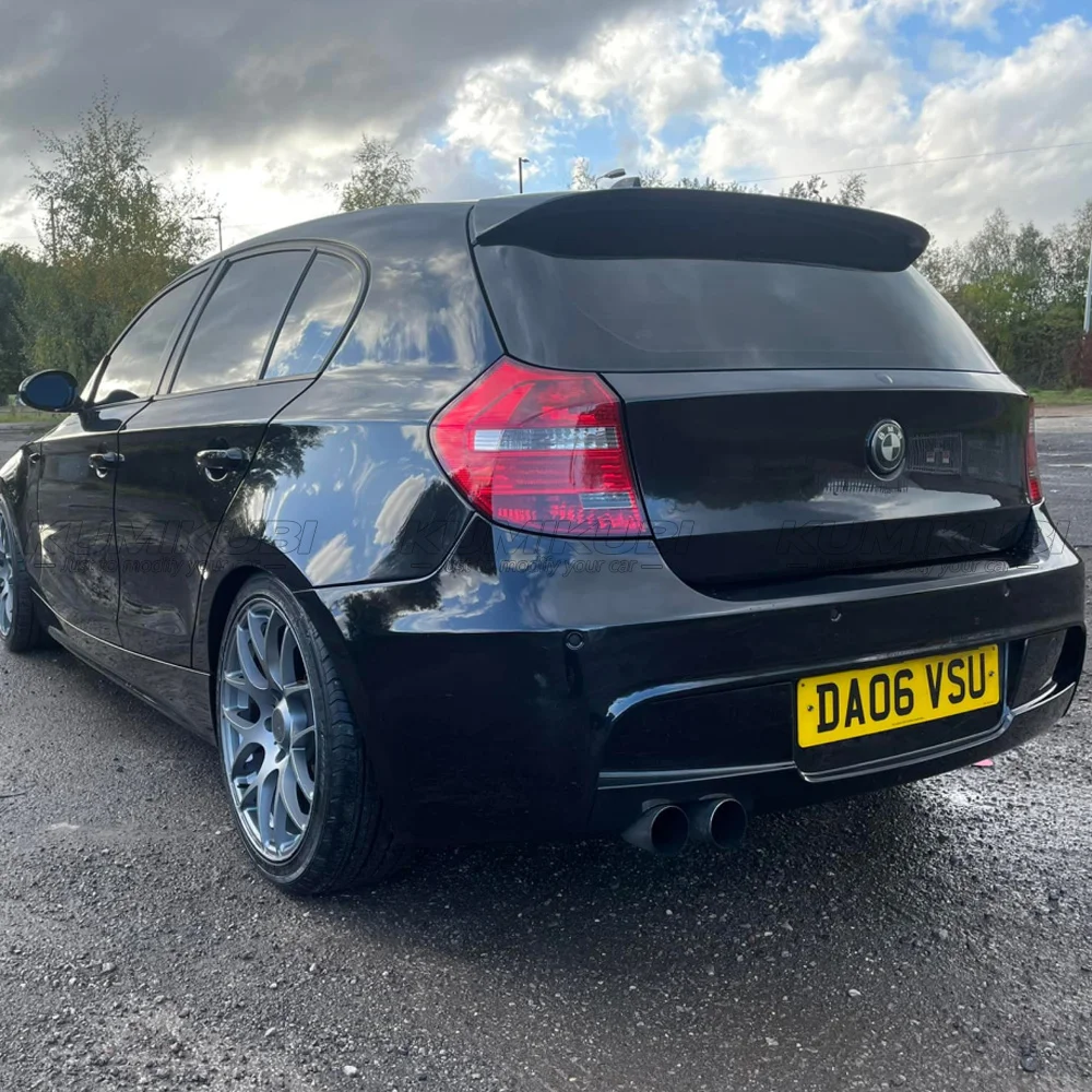 E87 Grote Spoiler FRP/Carbon Fiber Achterklep Daklip Kofferbak Spoiler Glasvezel Wing Voor 2004-2012 BMW 1 Serie E81 E87 Hatchback