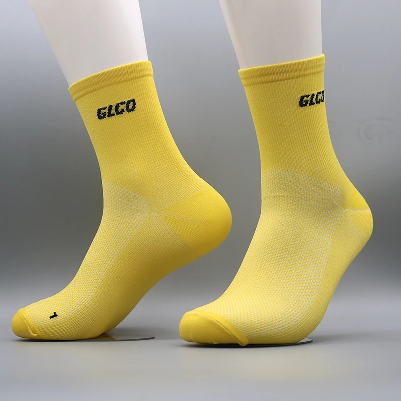1 pairs Professional marathon running socks for men and women sports fitness thick slow epicenter cylinder sports socks