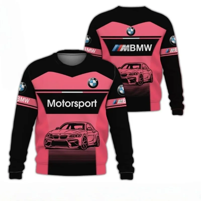 

BMW Motorcycle New Racing Suit, Summer Unisex Riding Suit Breathable Fast Drying Sweat Absorbing Sports T-shirt, 3D Printed