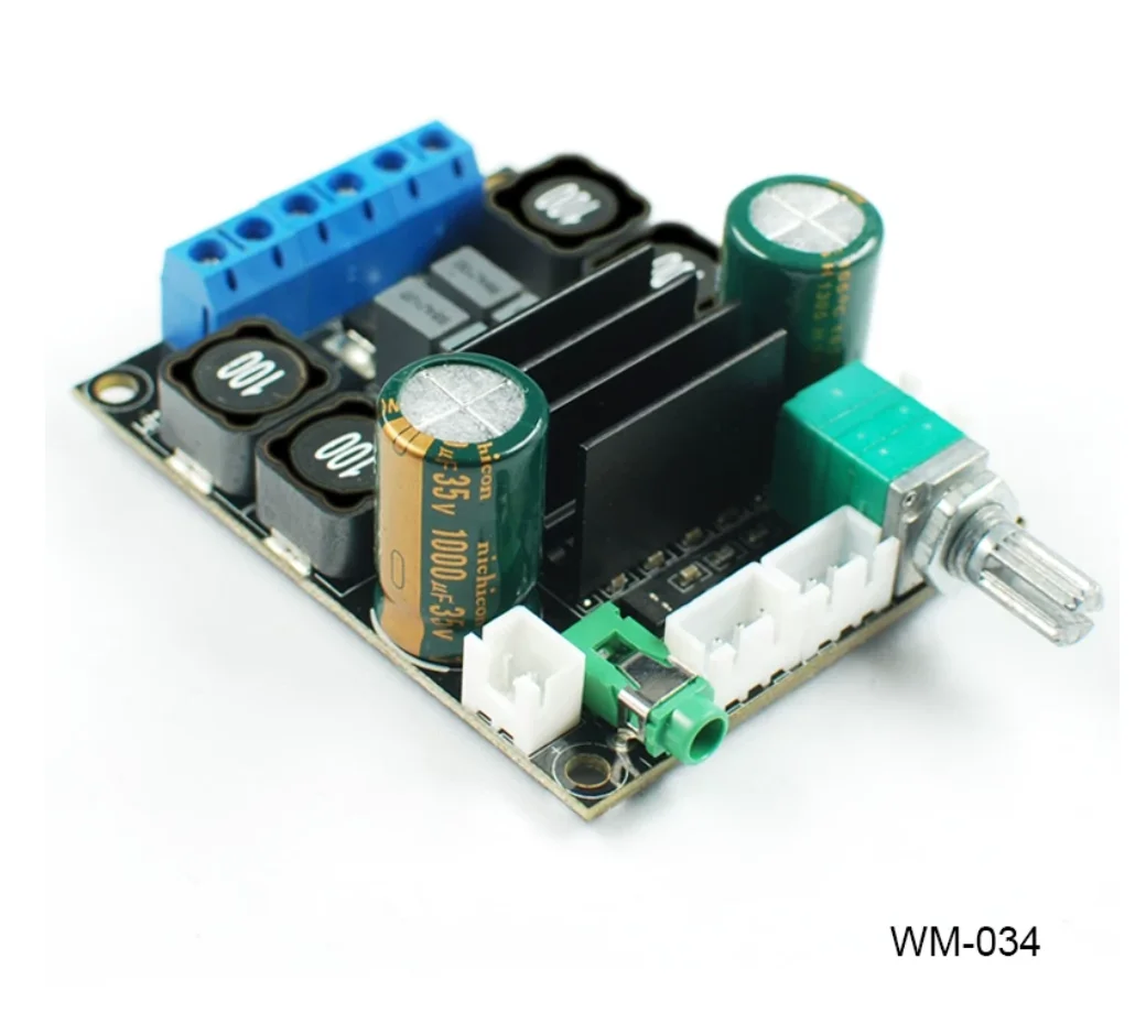 TPA3116D2 High Power 50W*2 Dual Channel 2.0 Digital HIFI Stereo Amplifier Board Operating Voltage DC10-25V