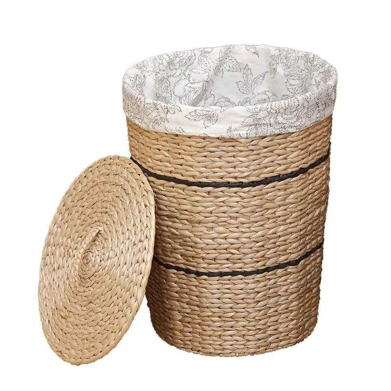 Fashion new laundry basket, gourd grass weaving hotel, home protection laundry basket