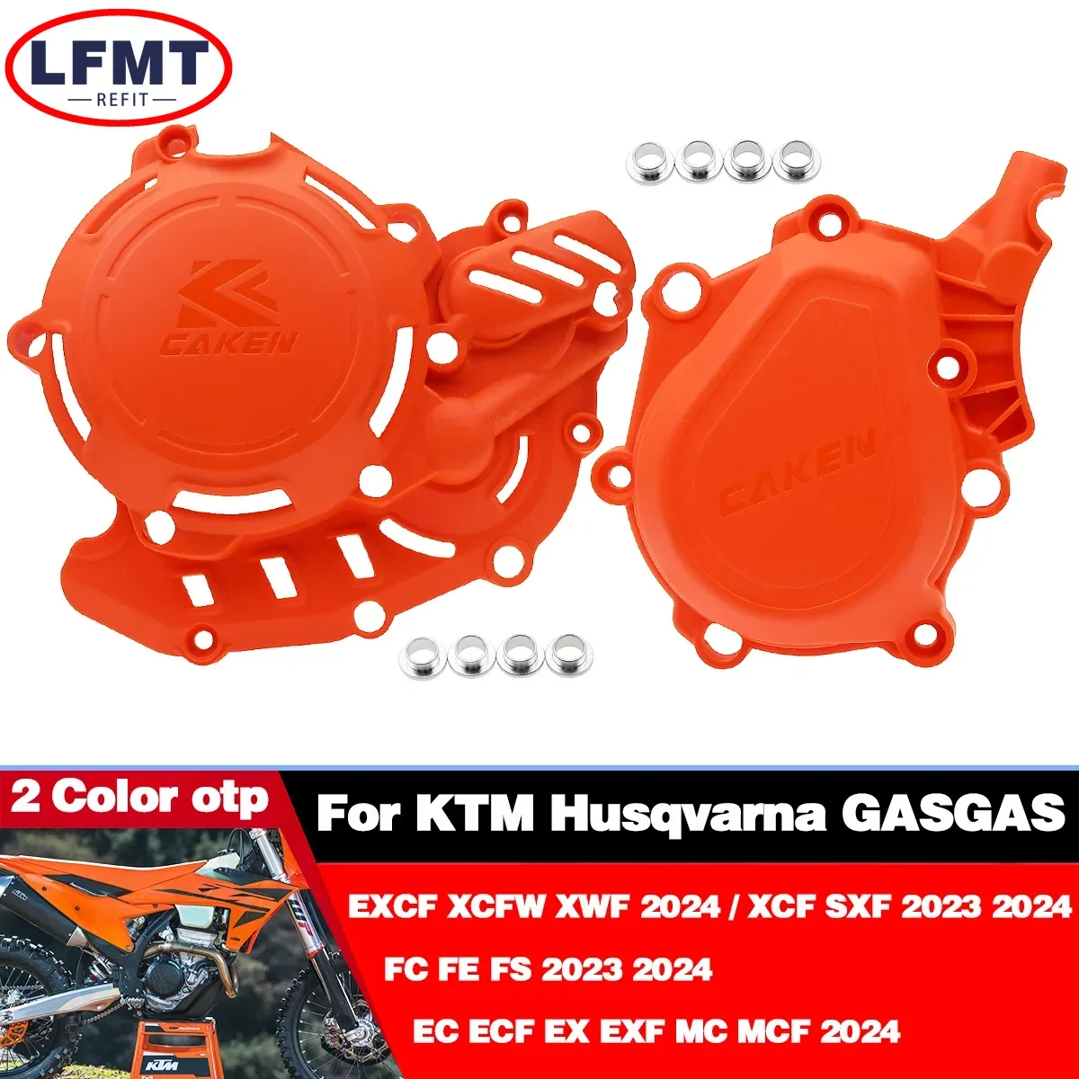 

2024 NEW Motorcycle Engine Ignition Clutch Cover Protector Guard For Husqvarna FC FE FC FS GAS GAS EC-F EX-F MC-F 450 500 501 CC