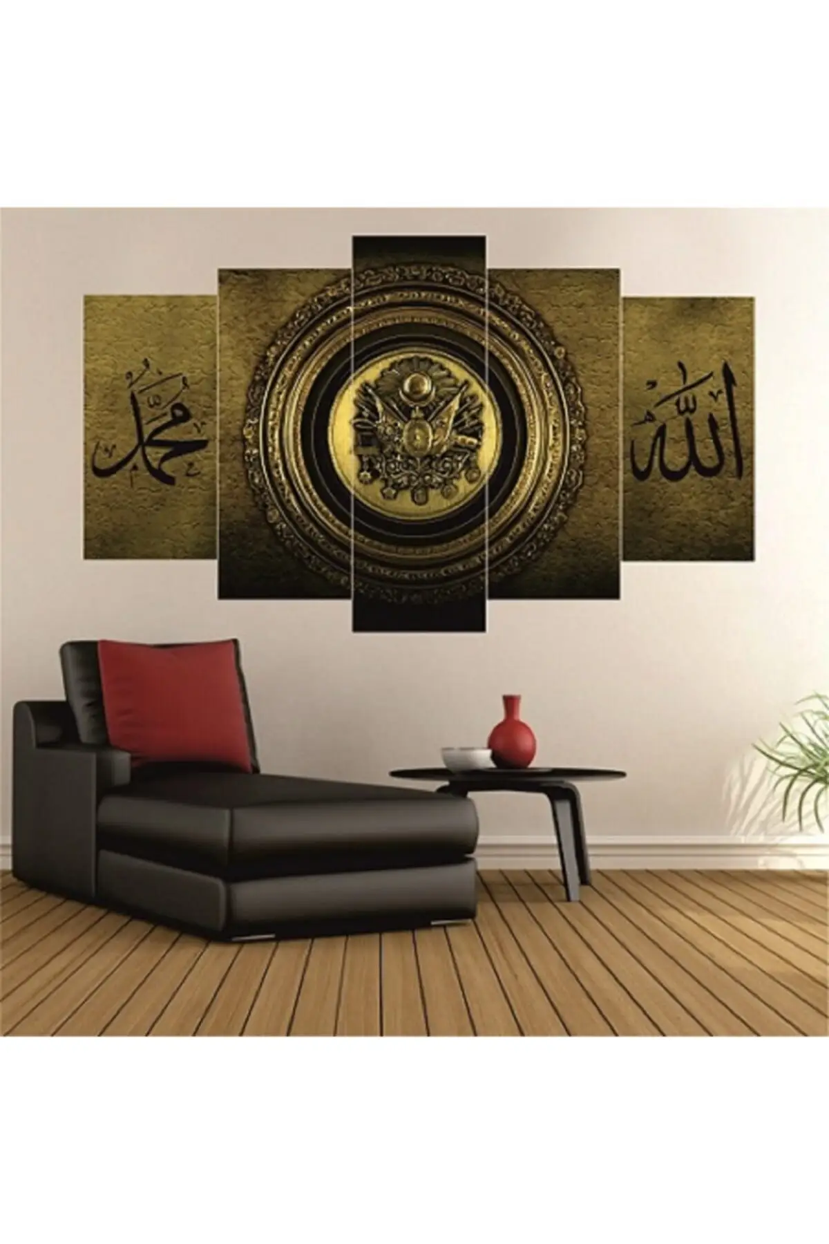 

DOLBOVI religious visual 5 piece canvas wall painting