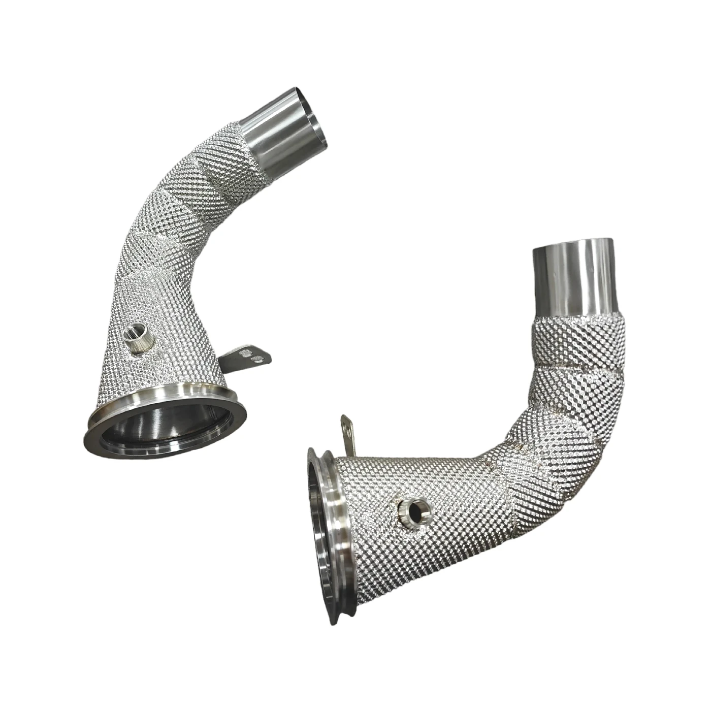 SS304 Heatshield Downpipe For Porsche 911 992 Racing Downpipe