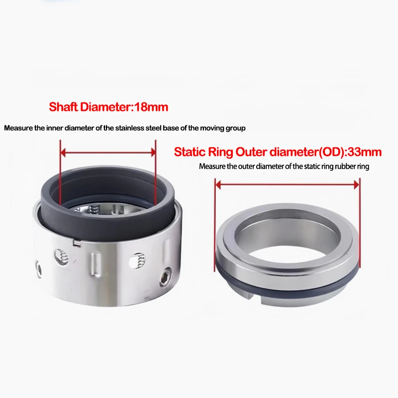 58U/59U Series,Mechanical Seal,Water Seals For Vacuum Pumps, Chemical Pumps and Other Pumps,Wear,High-Temperature Resistant