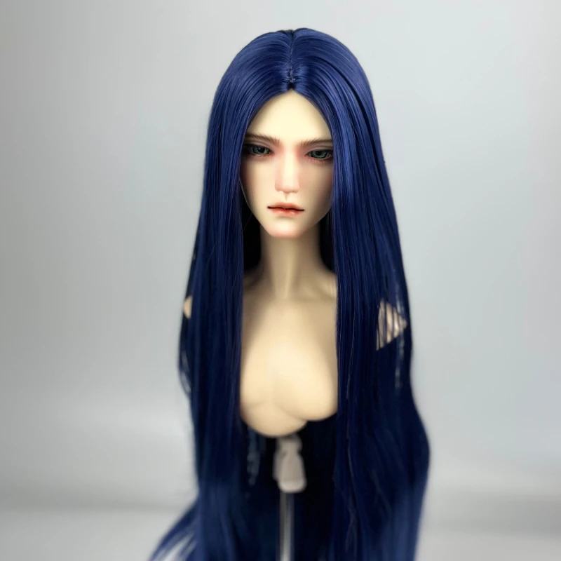 New 1/3 1/4 1/6 Doll's Wig for 60/45/30cm Bjd Doll Milk Silk Medium Split Ancient Style Curly Long Hair Doll Accessories,no Doll