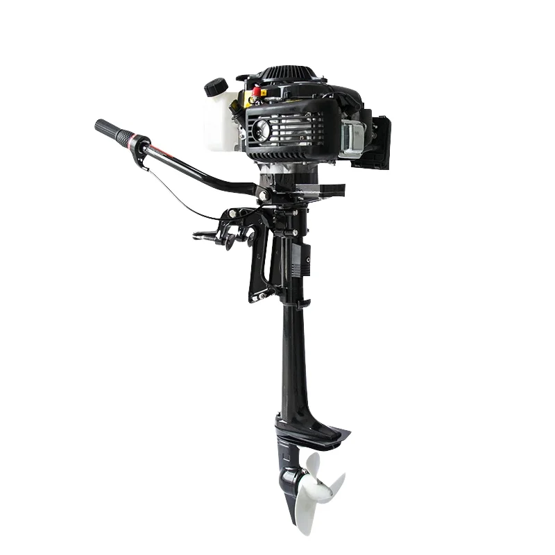 For 4 Stroke 4HP Outboard Marine Motor New Wind Cooling Wind Cooling for Rowing Boats Fuel Type