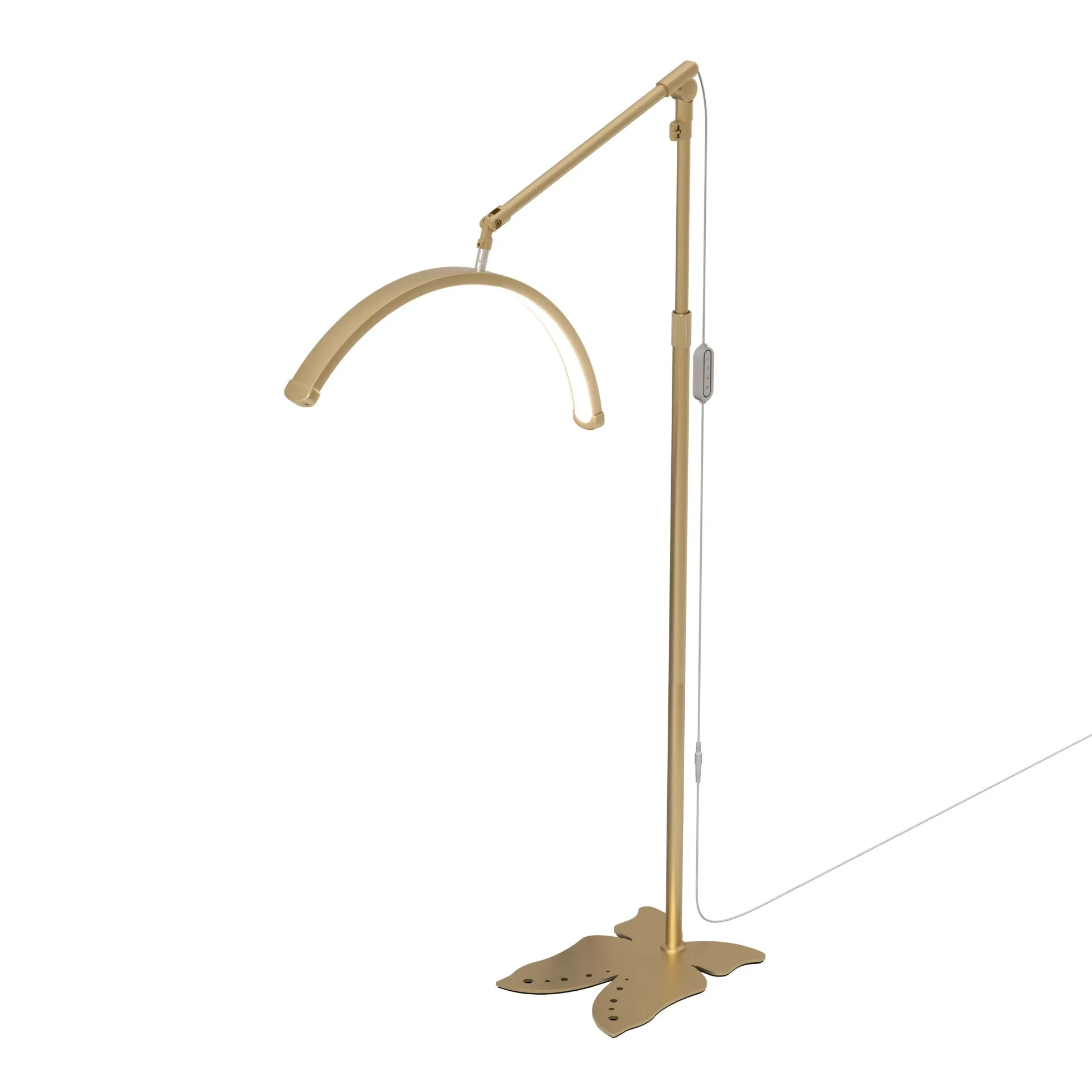 

Professional 38W Half Moon Arched Beauty Light Floor Eyelash Lamp LED Ring Light for Eyelash Extension Light