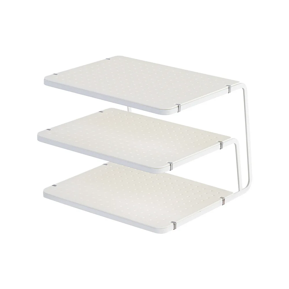 

Three layer rack kitchen dishes storage and finishing high value rack