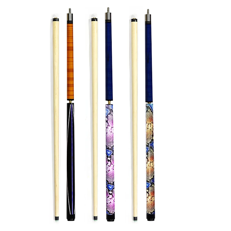

High Quality Durable Various Style 57‘’ 3-pcs Billiard Pool Jump Break Cue with Maple Shaft,13mm Tip Jump Punch Cue