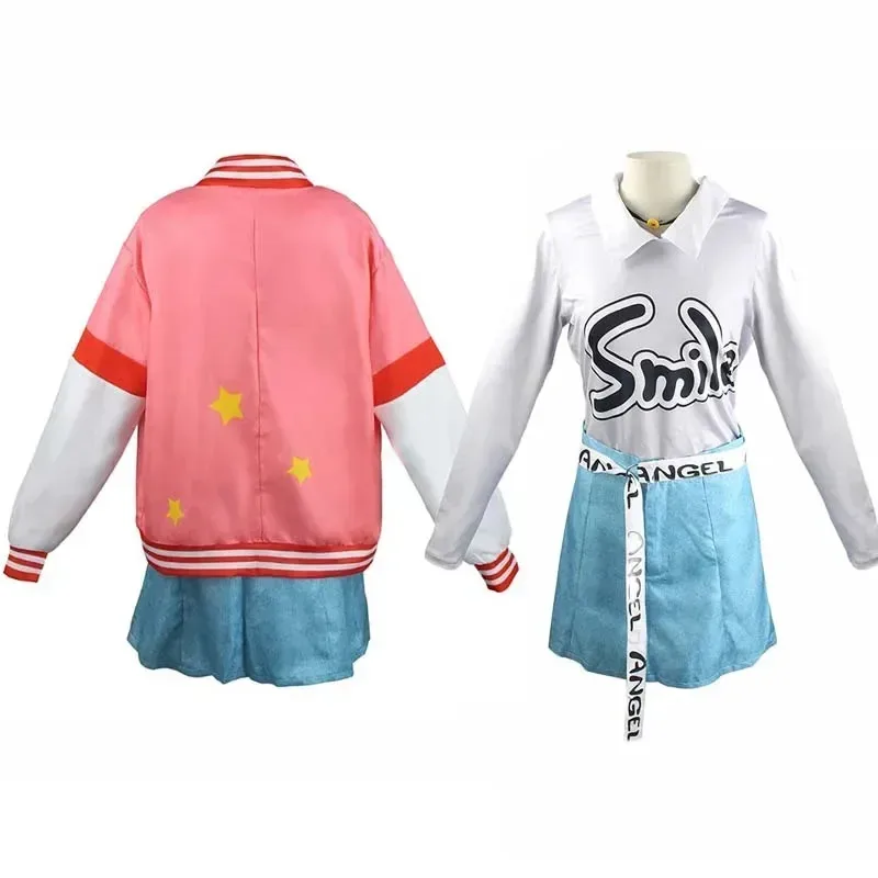 Azusawa kohane cosplay traje anime colorido palco azusawa kohane roupas peruca chapéu para mulheres meninas carnaval comic con