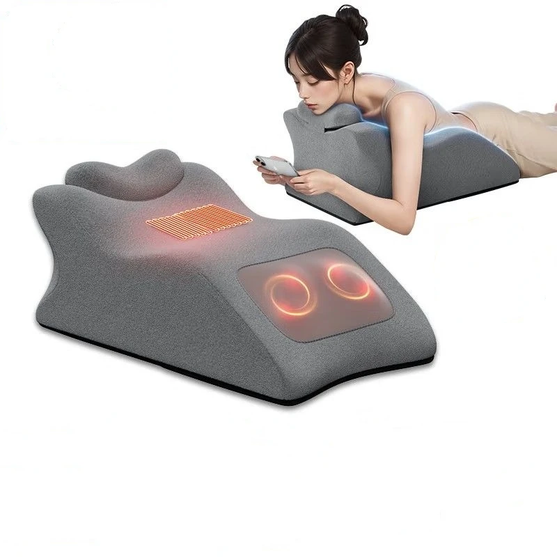 

Ergonomic Prone Sleeping Pillow Massage Reading Pillow Adjustable Wedge Pad with Neck Support Detachable Washable Cover Multi-Fu