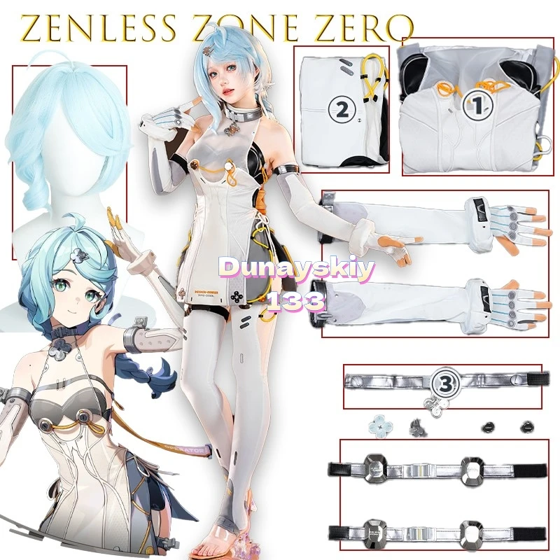 

Women's Zenless Zone Zero Seed Oppolous Team Cosplay Costume Presale Sexy School Student Uniform Skirt Outfit Mecha Halloween