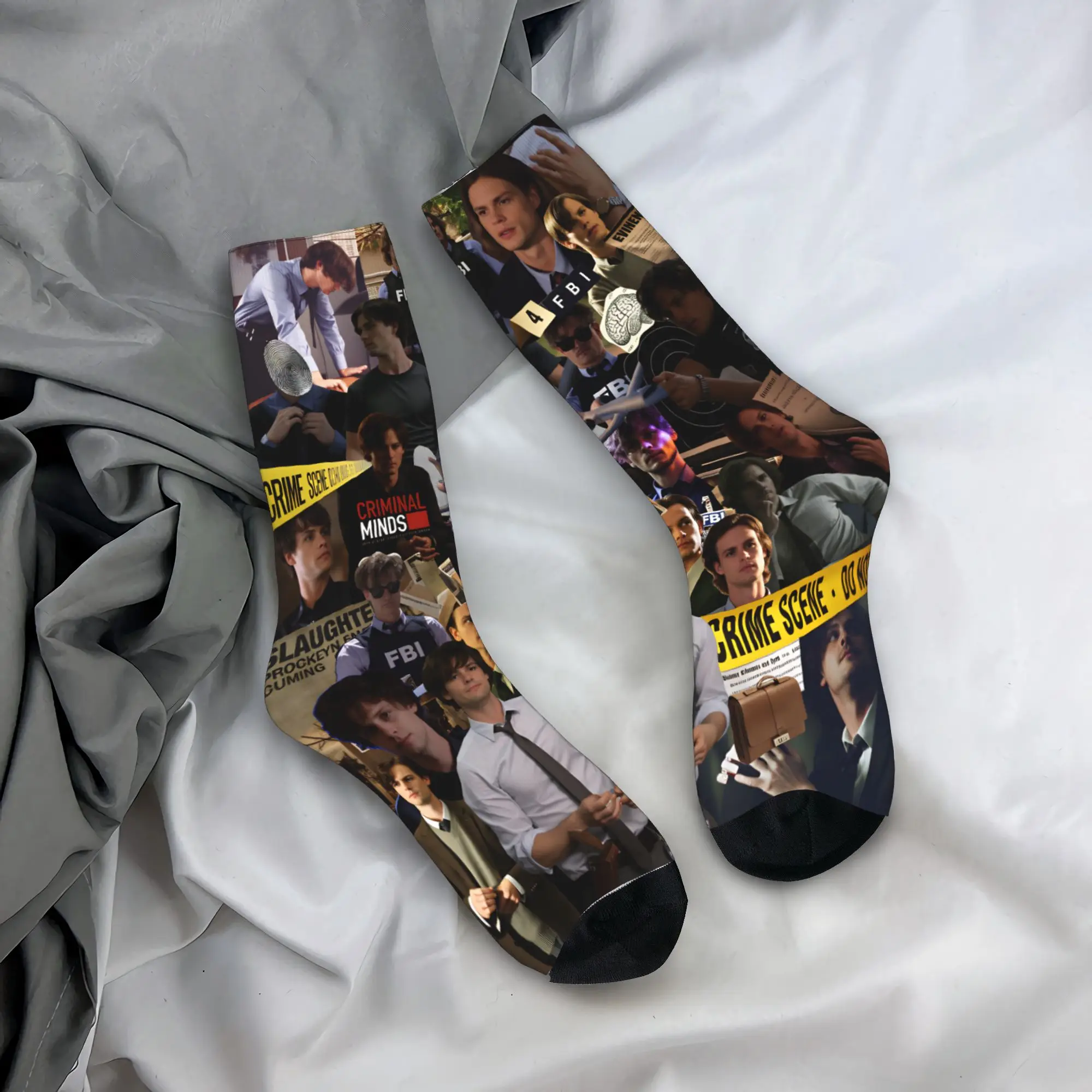 

Criminal Minds Solution Lies Socks Fashion Stockings Women Men Medium Soft Skateboard Socks Autumn Pattern Anti Slip Socks