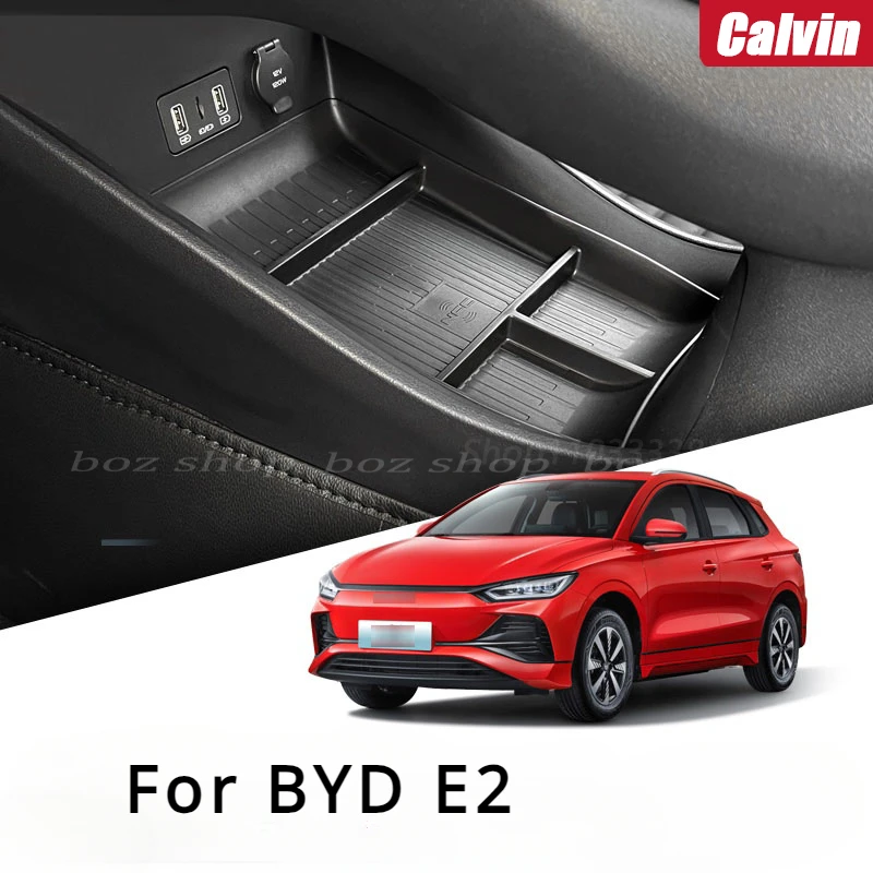 For BYD E2 Car Central Control Storage Box Interior In-car Appearance Modification Daquan Accessories Decorative Supplies