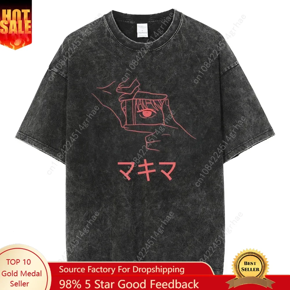 

Cartoon street style printed casual fashionable and loose T-shirt made of pure cotton high-quality short-sleeved style