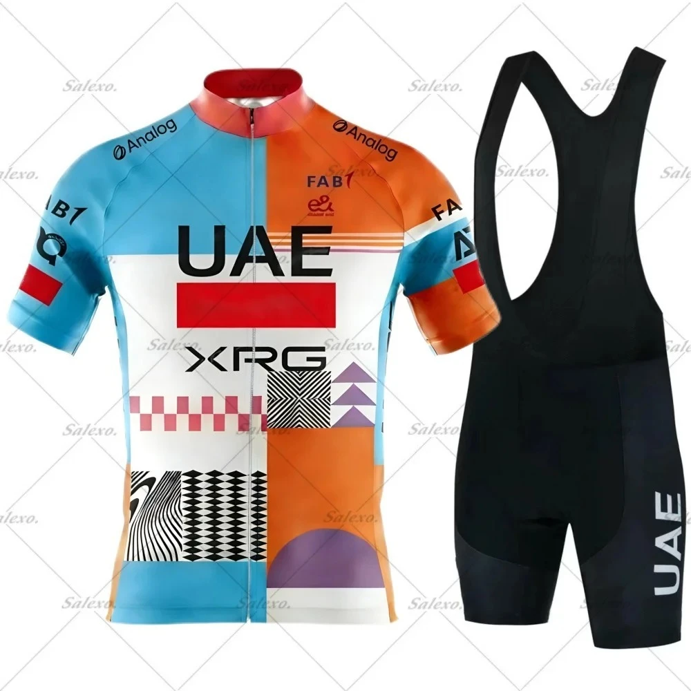 

2026 UAE Team Cycling Jersey Set Cycling Clothing Slovenia Tadej Pogacar-XRG Mexico Road Bicycle Pants Maillot Ropa Ciclismo