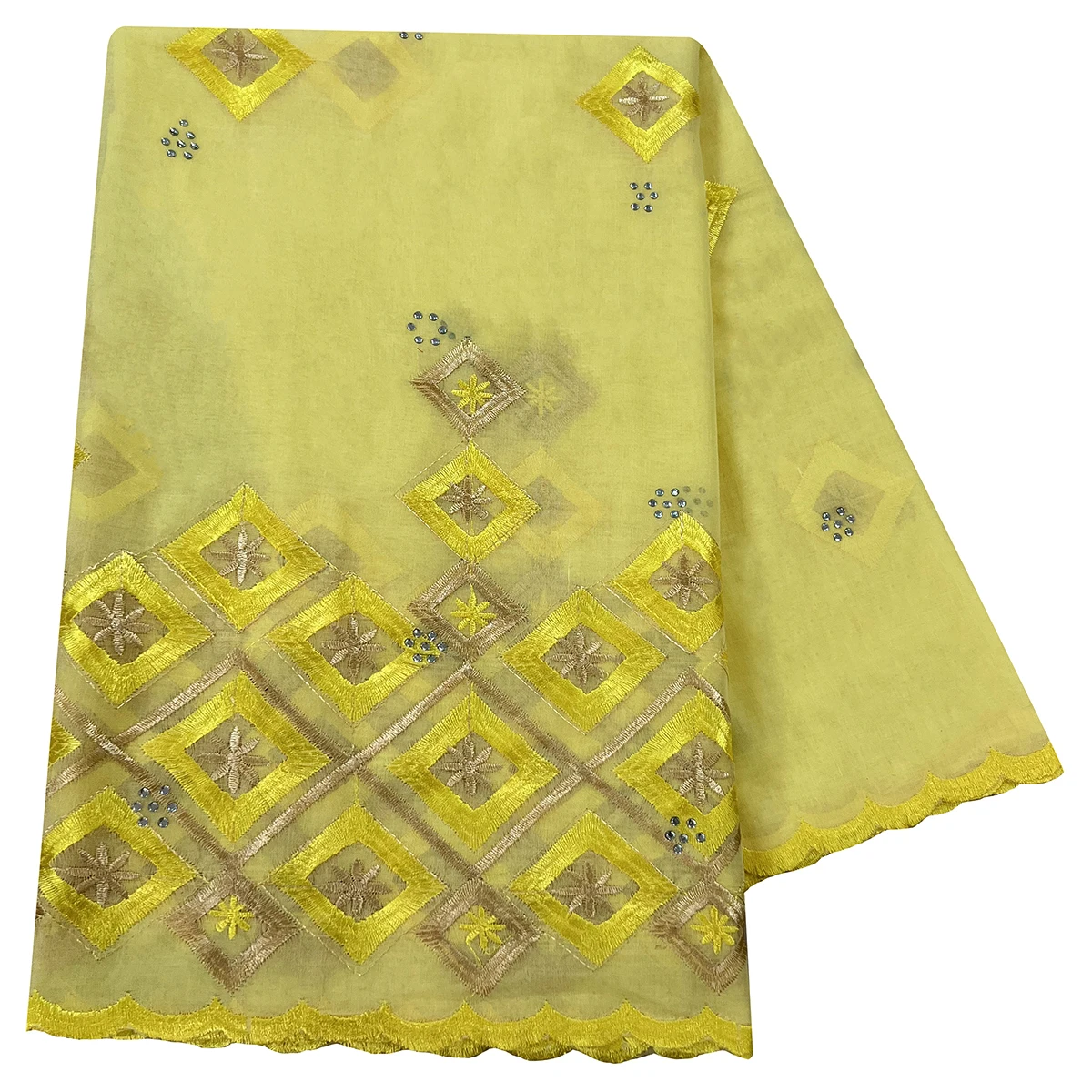 New African Women Scarfs Special Price Limited Time Discount Embrodiery Cotton With Grenadine Big Scarf for Shawls Pashmina 4