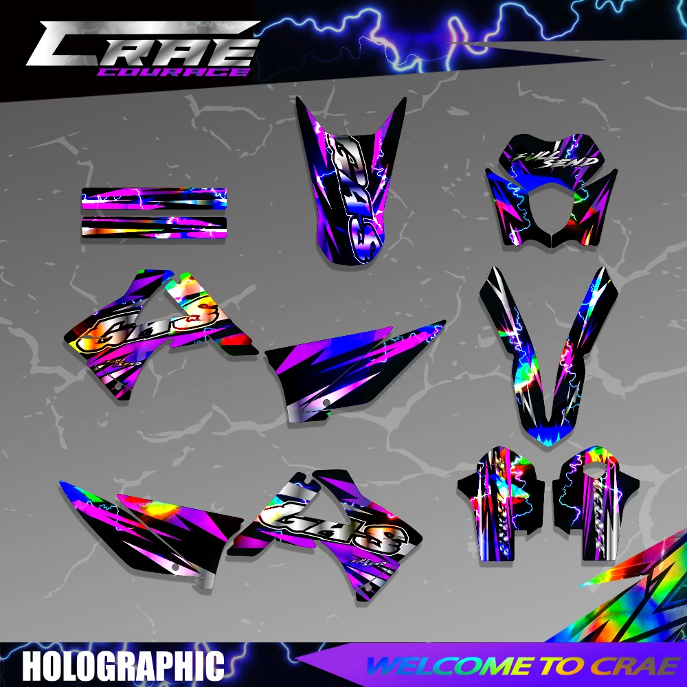 Adesivi moto GRAFICA e kit decalcomanie sfondo per GASGAS 125 200 250 300 450 2010 2011 EC MC Custom