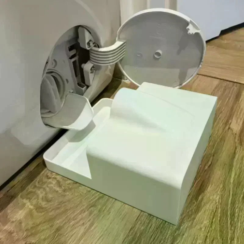 Machine Drainage Tray 3D Printing Drain Funnel Drip Tray For Cleaning Lint Filters Water Catch Tray Stops Floor Spills Washing