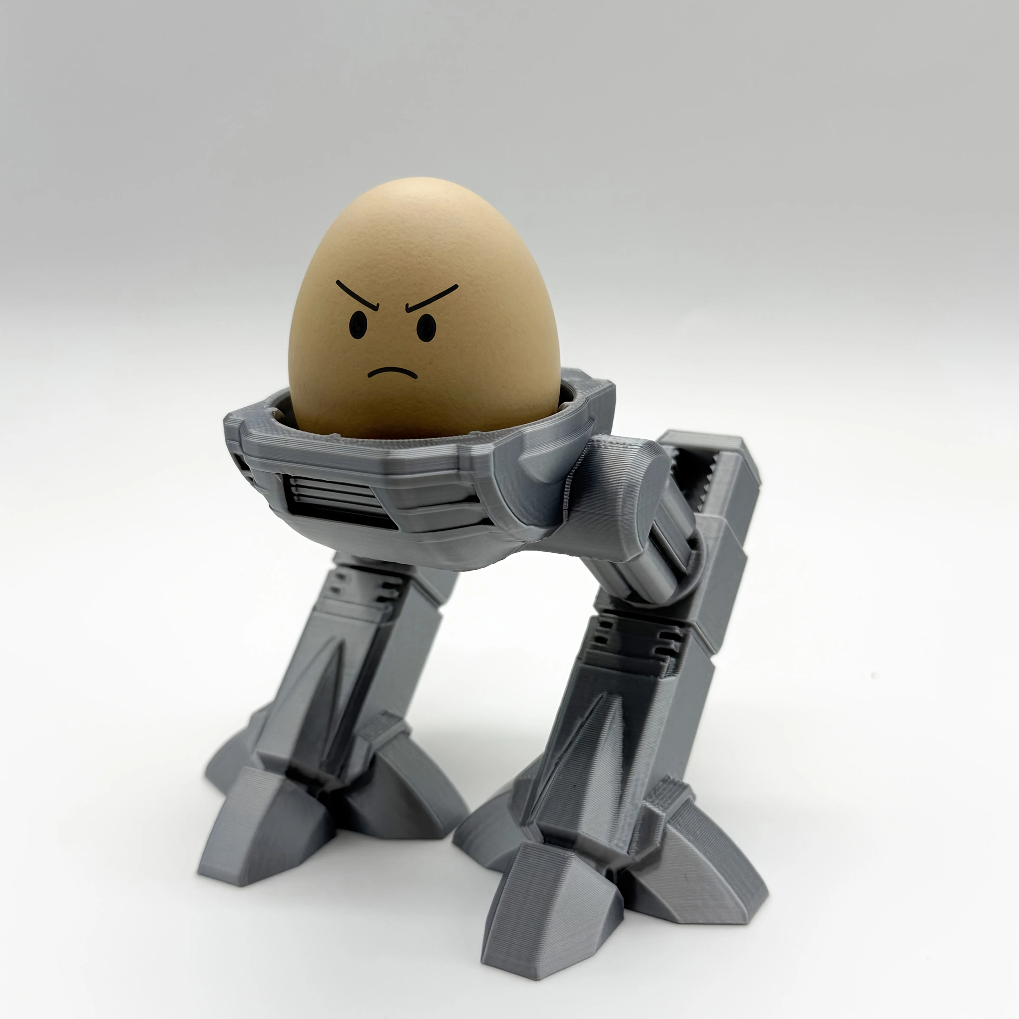 Kitchen Gadgets Novelty - Mekanik Robot Yumurta Bardakları 3D Baskılı