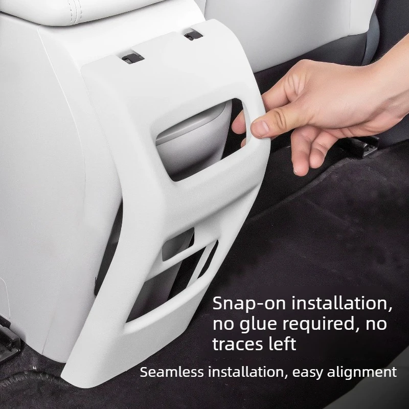 Rear Anti-kick Pad Air Conditioner Anti-kick Board Out of The Trend Cover For Geely EX2/Xingyuan Interior Decoration Accessories