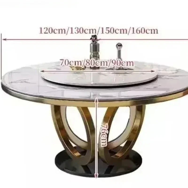 Portable Transformer Table Round Dining Table Tables Folding Furniture Round Kitcjen Dinning Sets Home Mesa Dining Room Sets