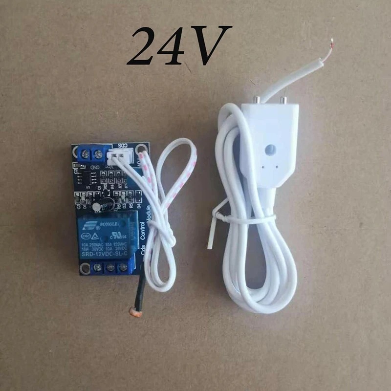 Hot Sale 12V 24V 5V Water Leak Relay Module Water Control Circuit Board with 1M Water Sensor Protection Against Water Leaks