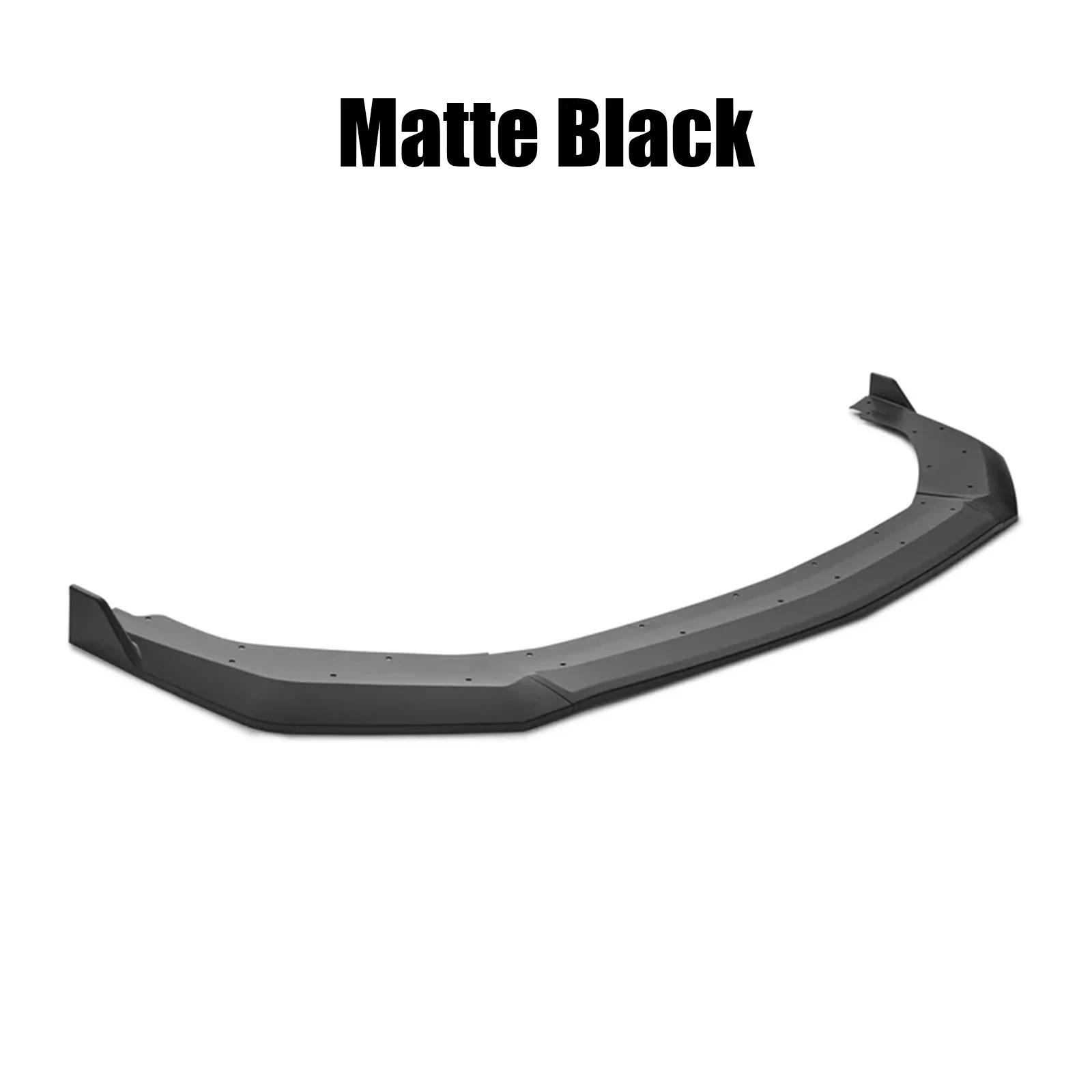 For Ford Mustang S650 Dark Horse 2024 2025 Car Front Bumper Lip Spoiler Splitter Carbon Fiber Look  Matte Glossy Black