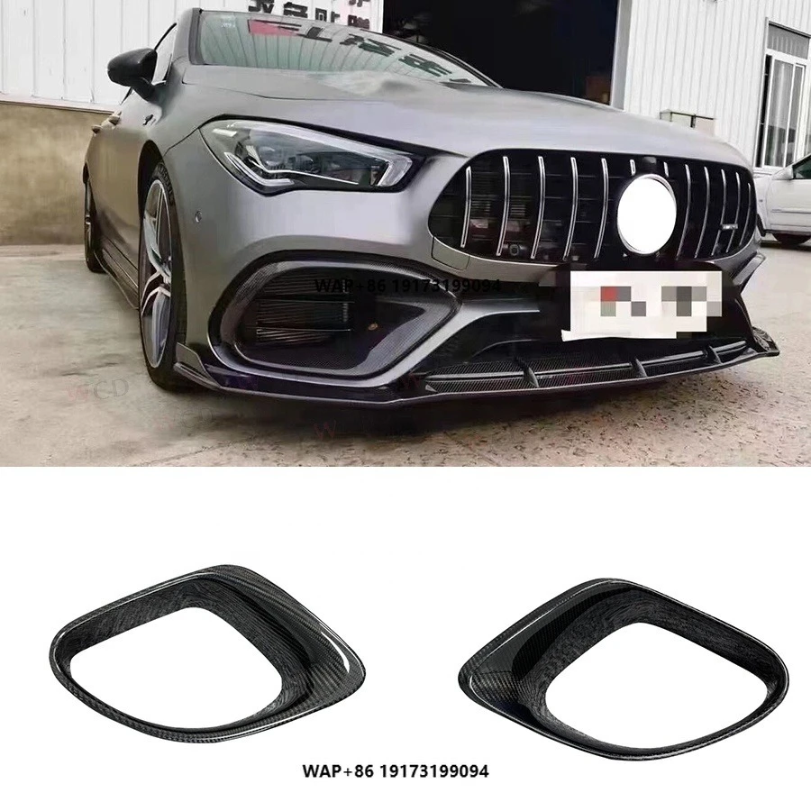 

Carbon Fiber Front Bumper Air Vent for W118 C118 CLA45 CLA180 CLA200 CLA250 AMG 2020-2022 Front Vent Cover