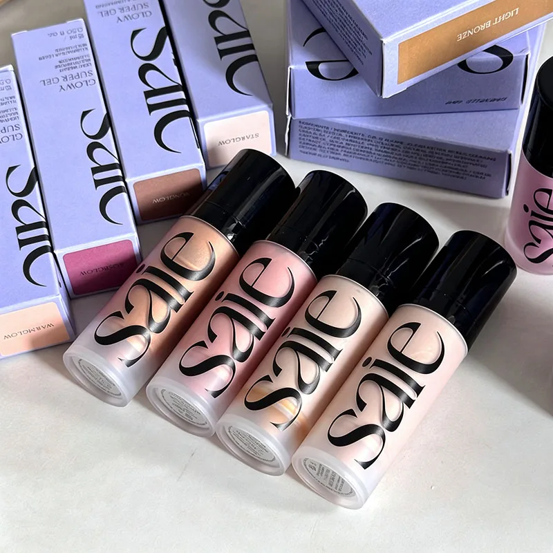 Saie Glowy Gel Hydrating Dewy Liquid Highlighter Face Contouring Body Sun-kissed Natural Radiance Blush Antioxidant Cosmetics
