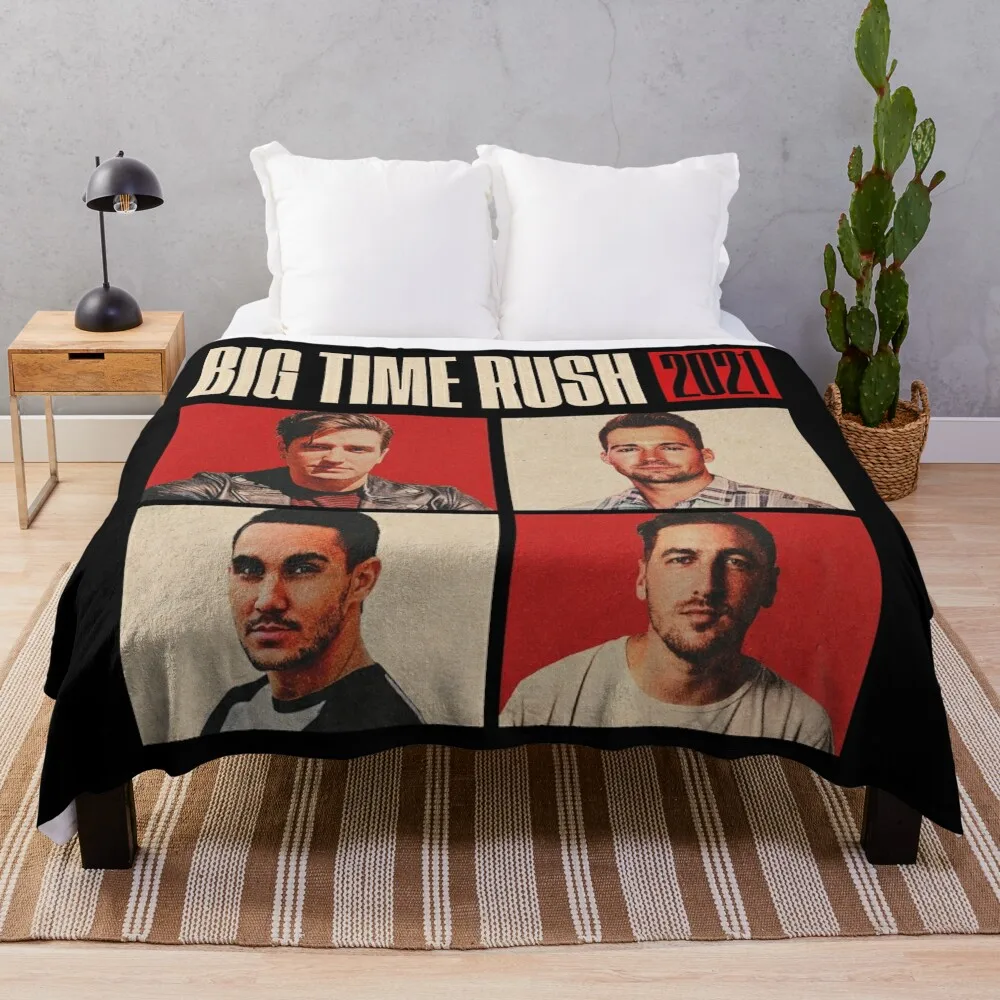 Big time Rush BTR Throw Blanket Camping Blanket For Sofa