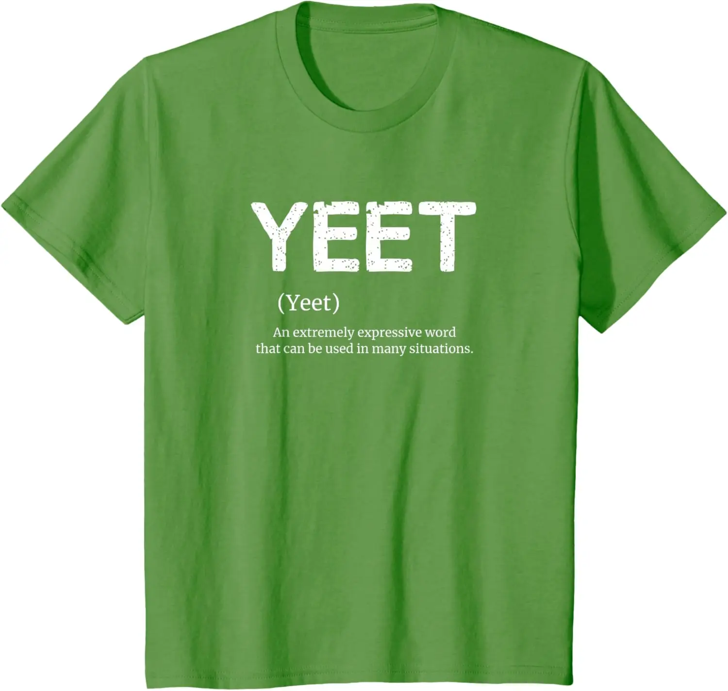 Cool Yeet Definition Meme Slang Boys Girls Teens T-Shirt Funny Cotton Casual Kid Small Graphic T Shirts