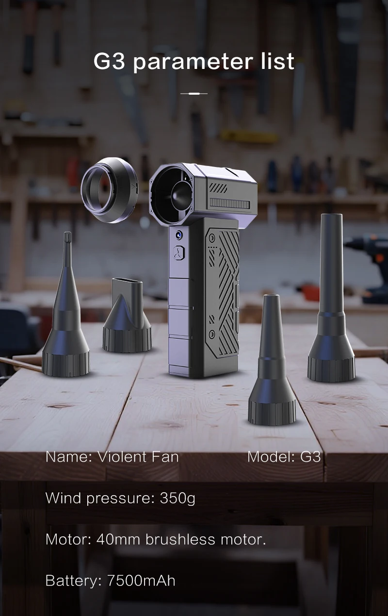 990000 دورة في الدقيقة مروحة عنيفة 40 مللي متر منفاخ هواء قوي بدون فرش 9 تروس سرعة قابلة للتعديل مروحة توربو نفاثة 350 جرام مروحة توربو عالية السرعة