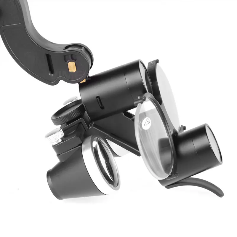 Complete Set Dental Loupes 6.0x 2.5x 3.5x with 5W LED Headlamp Medical Magnifier Wireless Surgical Headlight 2pc Battery Include