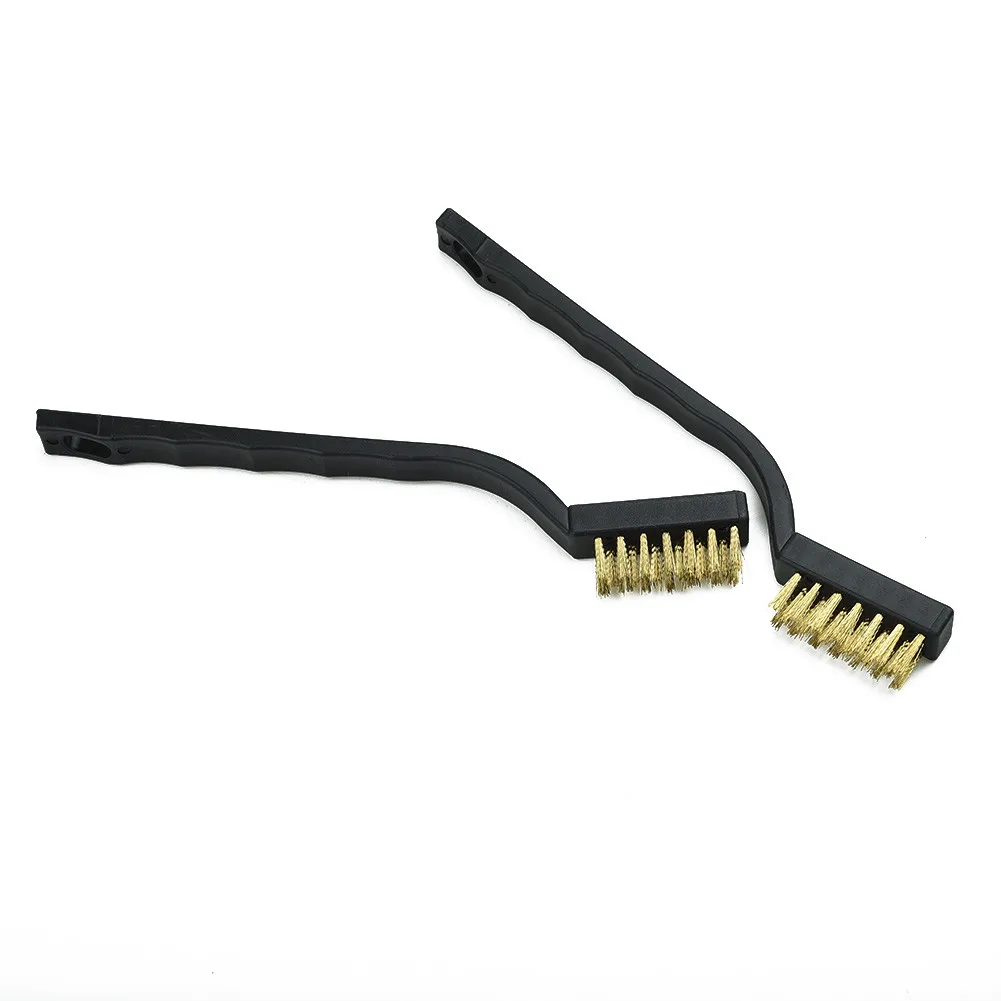 Brass Cleaning Brush Cleaning brush 12 Pcs Rust Remover Scrubbing Steel Tools 12 pcs Wire Burring Cleaner Metal