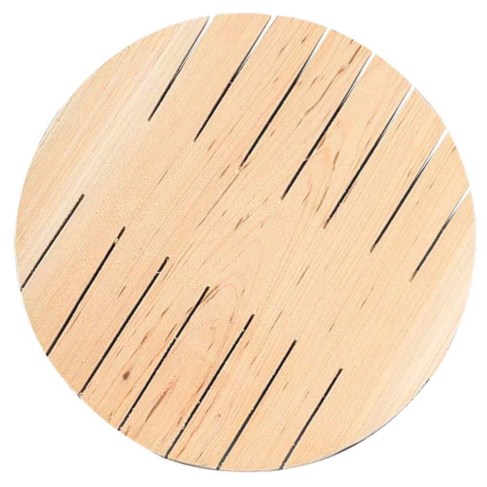 

H made Wooden Barrel 14cm Diameter Rice Basket Kitchen Supplies Cooking Container Base Bucket Bottom Home Accessory