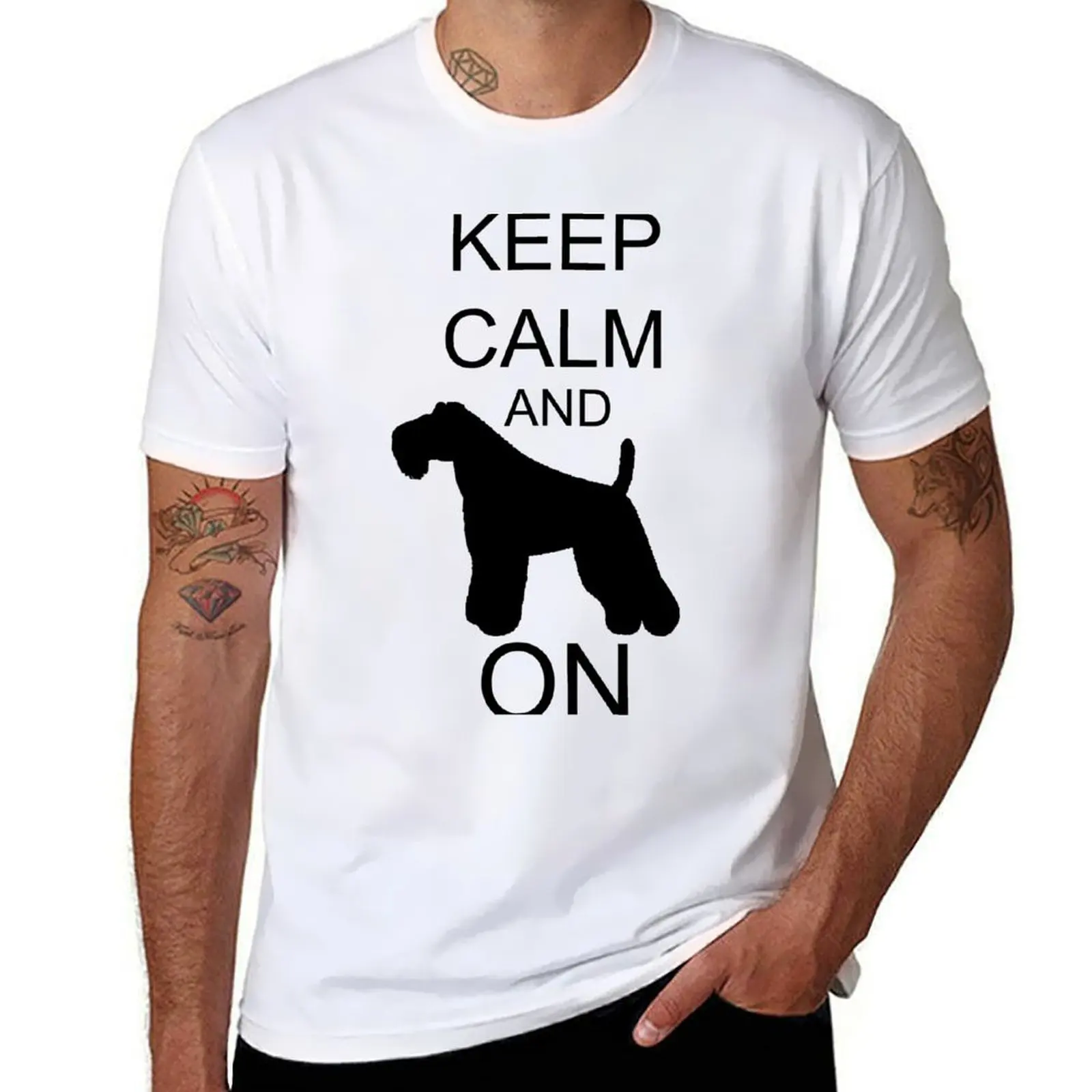 

KEEP CALM and KERRY ON T-Shirt man t shirt heavy cotton t shirts for man cotton T-Shirt