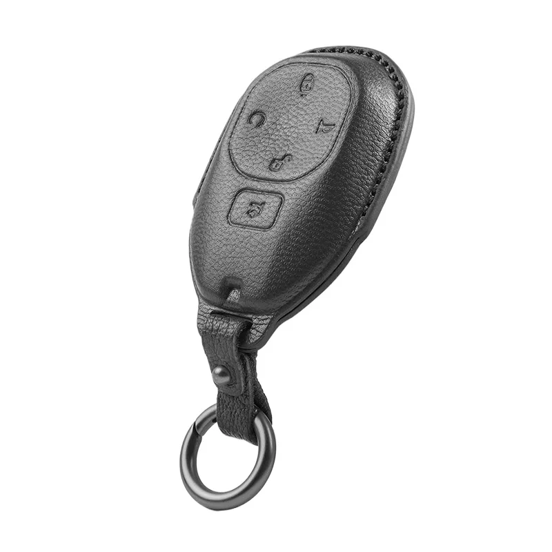 

Premium Sheep Leather Key Cover Case for GAC Xianwang S7 /E8 / E8 Max / E8 Pro (2024) - Protective Key Fob Shell Keybag Keychain