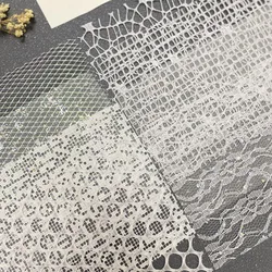 10Pcs A5 Mixed Special Mesh Gauze Scrapbooking Supplies DIY Junk Journal Planner Collage Background Paper Decoration Material