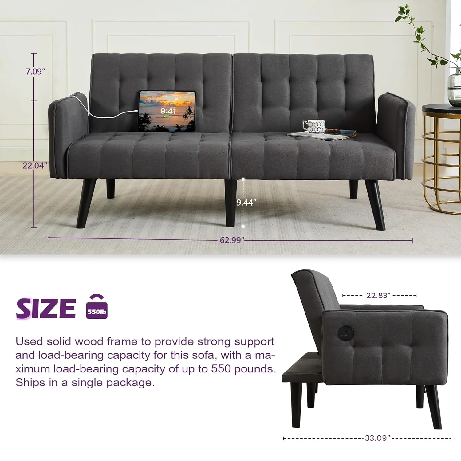 Thumbnail 3 - #9 Convertible Sofa Beds Discount Picks