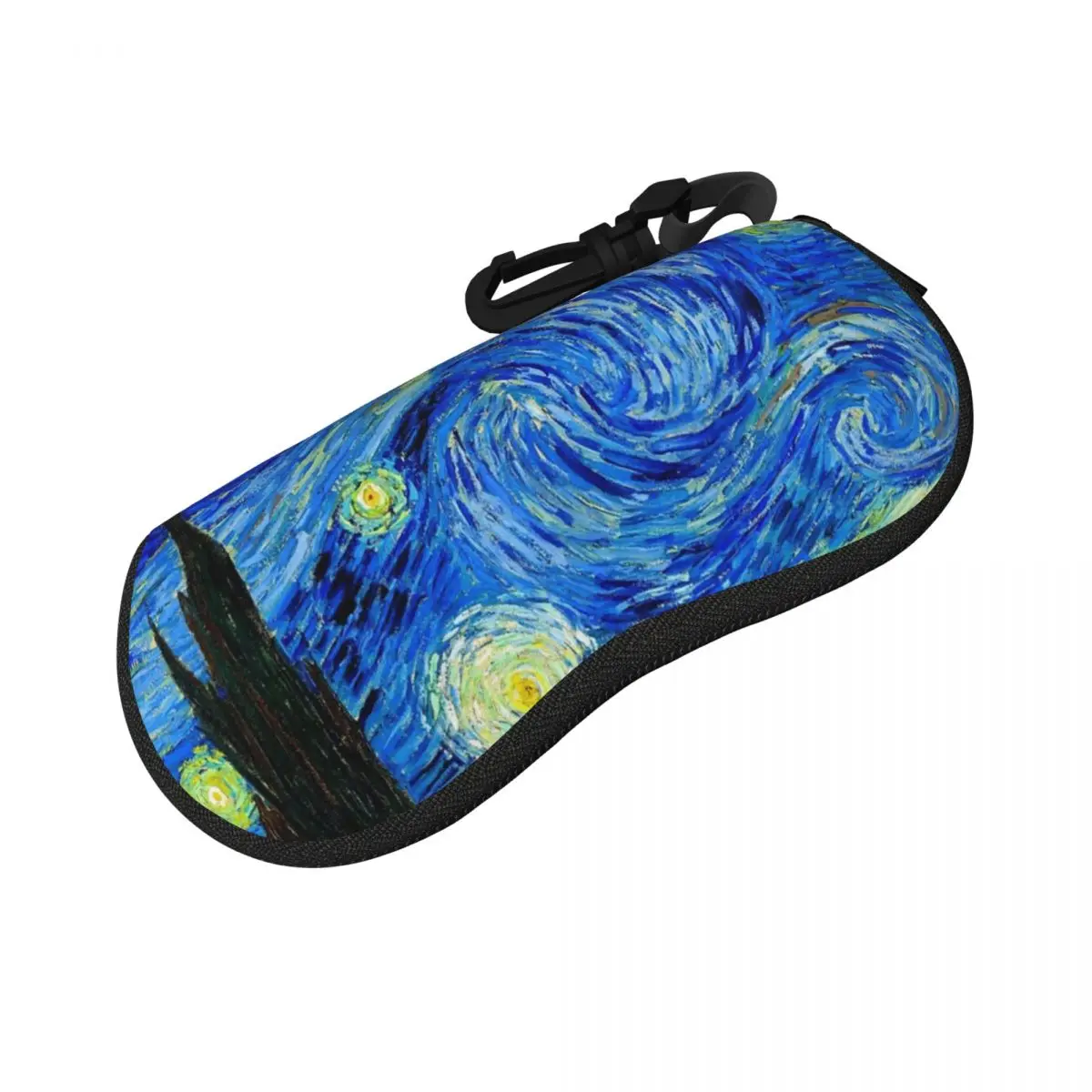 ليلة مرصعة بالنجوم بواسطة فان جوخ شل نظارات حافظة نظارات شمسية واقية صندوق النساء الرجال لينة حقيبة النظارات الحقيبة