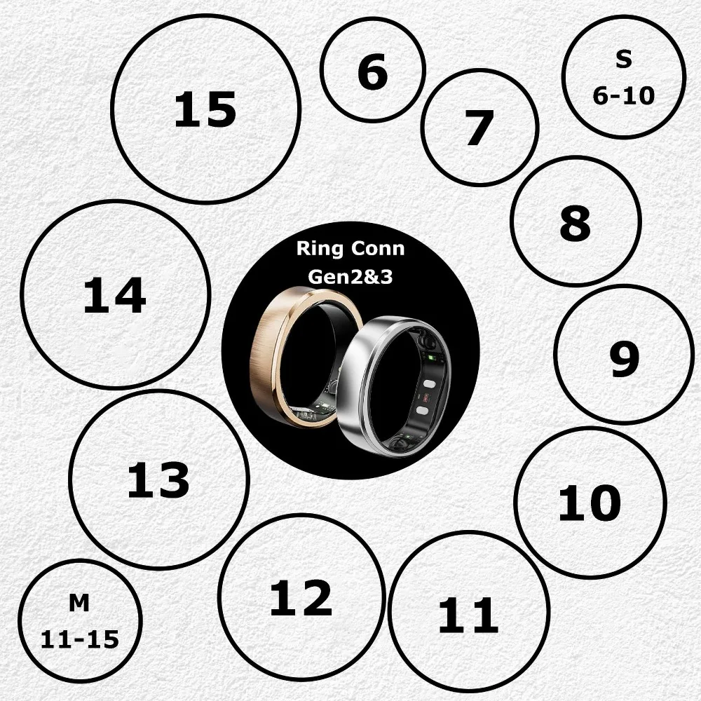 For RingConn Gen 2/3 Smart Ring Silicone Protective Cover Soft Anti Scratch Flexible Protective Case Accessory