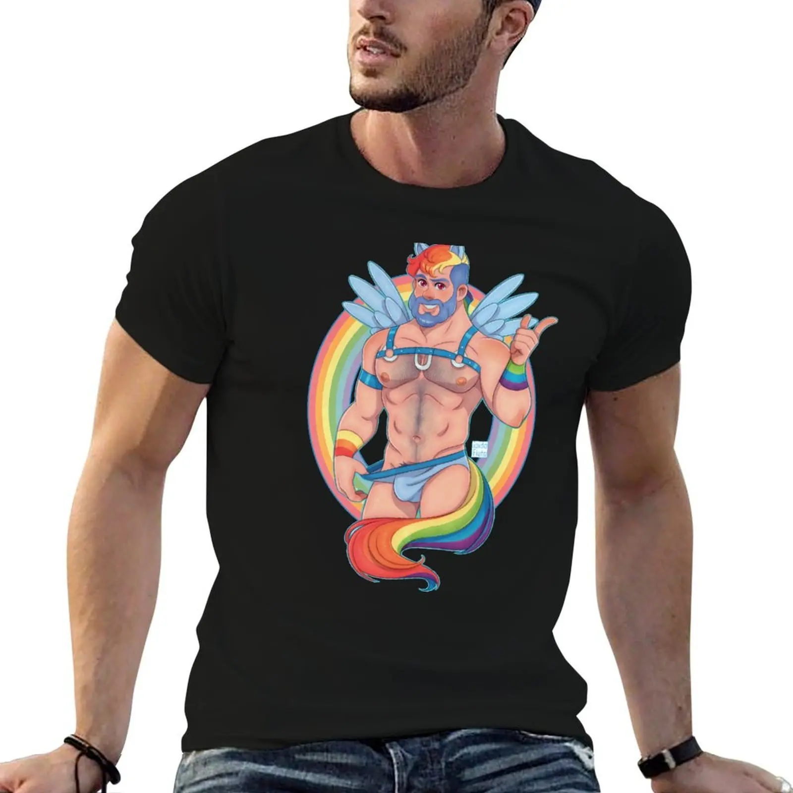 Rainbow Stallion T-Shirt graphic shirts affliction shirts mens workout shirts