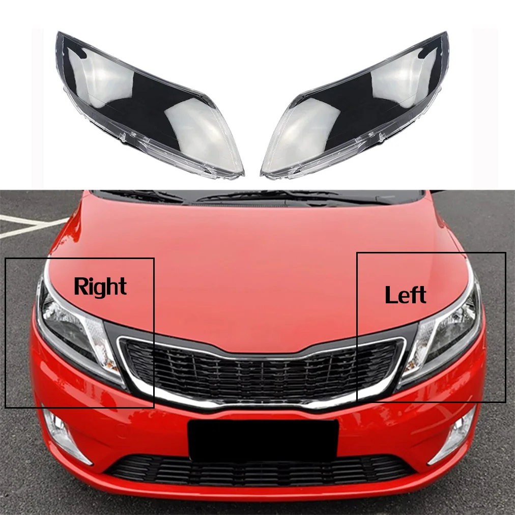 

Transparent Car Front Headight Shell Fit For Kia K2 2009 2010 2011 2012 Headlamp Lens